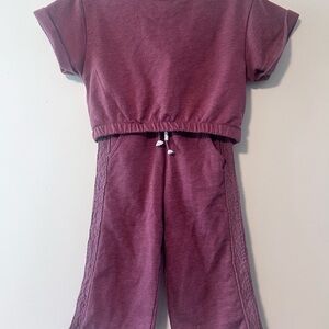 Jessica Simpson Purple Jumpsuit Matching Set